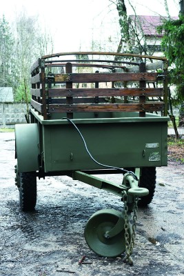 Одноосный грузовой прицеп Nash-Kelvinator Model A. 1942
